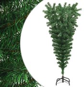 vidaXL Pom de Crăciun artificial inversat, cu suport, verde, 120 cm