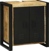 vidaXL Dulap de chiuvetă Maro 55 x 35 x 60 cm Lemn de mango solid