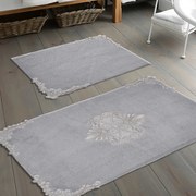 Set covorase de baie, L'essentiel Maison, Cot-Klzt5-34, Gri