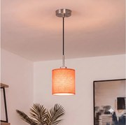 Brilagi - Lustră LED suspendată pe cablu NUBILA 1xE27/60W/230V Ø 14 cm negru/portocaliu