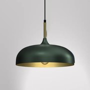 Lustră pe cablu LINCOLN 1xE27/60W/230V d. 35 cm verde
