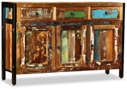 vidaXL Bufet din lemn masiv reciclat, 120x35x76 cm