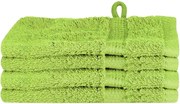 vidaXL Prosop pentru musafiri SOLUND 4 pcs Verde 15 x 21 cm 550 gsm