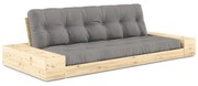 Canapea gri extensibilă 244 cm Base – Karup Design