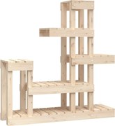 vidaXL Suport pentru plante, 92x25x97 cm, lemn masiv de pin