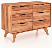 Comodă joasă din lemn de fag 90x63 cm Greg - The Beds