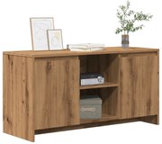 vidaXL Comodă TV, stejar artizanal, 102x37,5x52,5 cm, lemn prelucrat