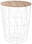 O masuta de cafea multifunctionala cu blat din lemn, o piesa de mobilier atragatoare cu functie de depozitare