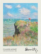 Reproducere Cliff Walk at Pourville (1882), Claude Monet