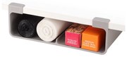 Organizator folie de uz casnic Joseph Joseph CupboardStore 851699, 33 cm, Fixare pe raft, Plastic, Gri