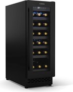 Klarstein Frigider pentru vin Vinovilla 18 Uno, 1 zonă de răcire, 18 sticle, rafturi din lemn, 5-18 °C