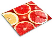 Placă de protecție pentru aragaz Felii de grapefruit