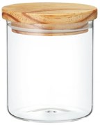 Borcan depozitare cu capac lemn 675ml, Nordic