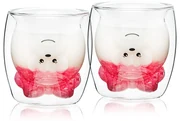 Pahare termo 4Home Hot&Cool Lady Bear 250 ml, 2 buc.