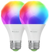 SET 2x bec LED RGBW dimabil Nanoleaf N7501B02-2A60E A19 E27/9W/230V 2700-6500K