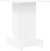 vidaXL Masă laterală Alb 44,5 x 45 x 55 cm Lemn compozit