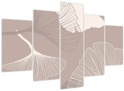 Tablou - Frunze bej N⁰1 (150x105 cm)