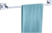 Bara pentru prosop, Wenko Quadro, Vacuum-Loc, Otel inoxidabil, Argintiu