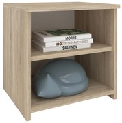 Noptiera Alma, O Polita, Stejar Sonoma, 40 x 33 x 40 cm