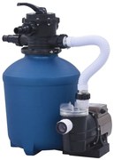vidaXL Pompă filtru cu nisip, cu temporizator, 530 W, 10980 L/h