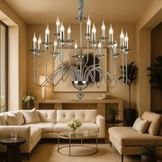 Candelabru 16 brate crom diam. 90cm ARTU SP16 073149
