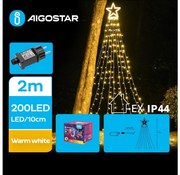 Decorațiune LED de Crăciun de exterior Aigostar LED/3,6W/230V 2m IP44 alb cald