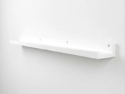 Polita de perete pentru fotografii FOTOPLANK 120 cm, alba