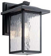 Kichler KL-CAPPANNA-M-BKT - Aplică de perete pentru exterior CAPPANNA M, 1x E27/60W/230V, IP44