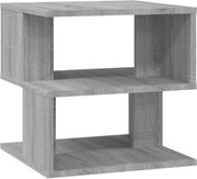 vidaXL Măsuță laterală, sonoma gri, 40x40x40 cm, lemn prelucrat
