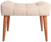 Taburet LUMI 40 x 58 cm, crem