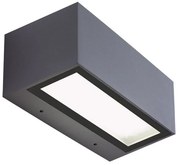 Aplica LED iluminat exterior ambiental IP65 Fannel gri