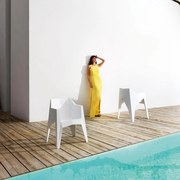 Set de 4 Scaune cu brate ultra-moderne de exterior / interior design premium VOXEL ARMCHAIR 51031 Vondom
