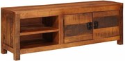 vidaXL Cabinet TV cu raft Maro 110 x 30 x 40 cm Lemn masiv de mango