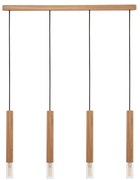 Lustra cu 4 Pendule lemn design natural MADERA