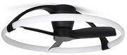 Lustra LED Smart cu Ventilator si telecomanda NEPAL Mini negru