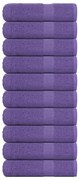 vidaXL Prosoape de baie 10 buc Violet 100x150 cm 360 g/m² 100% bumbac