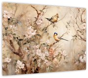 Tablou - Pictură de păsări de epocă II. (70x50 cm)