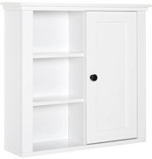 HomCom dulap medicamente, rafturi reglabile 53x14.5x50.5cm | AOSOM RO