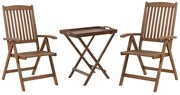 Set mobilier de grădină Amali (lemn închis). 1077448