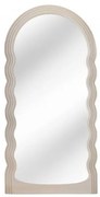 Oglinda de perete design modern Wave 160cm, greige