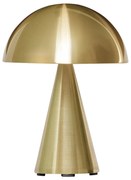 Veioză aurie LED cu intensitate reglabilă (înălțime 20 cm) Mush – Hübsch