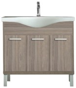 Dulap inferior pentru mobilă Nerva 85 cm, cu lavoar, ulm Rauna