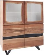 Vitrina design industrial Amazonas 140cm, salcam A-38330 VC