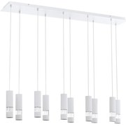 Lustră LED pe cablu BERNABETA 10xGU10/5W/230V albă Eglo 39703