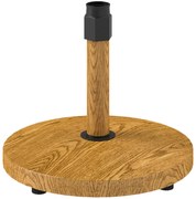 Outsunny Bază pentru Umbrelă de Soare cu Roți, Φ48x44 cm, Lemn Natural | Aosom Romania