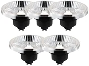 Set de 5 becuri LED inteligente GU10, reglabile, AR111 10W 800 lm 2200 - 6500K