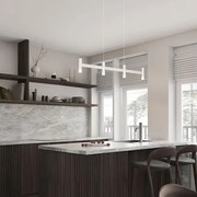 Lustra liniara cu 4 spoturi LED 3000K POETIC alb