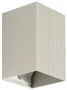 Aplică FARO 40536 SOLE 1xGU10/8W/230V gri canelat dreptunghiular