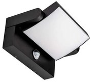 LED Aplica de perete exterior cu senzor LED/17W/230V 3000K IP65 negru
