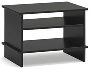 Noptieră neagră cu rafturi Inari – Teulat